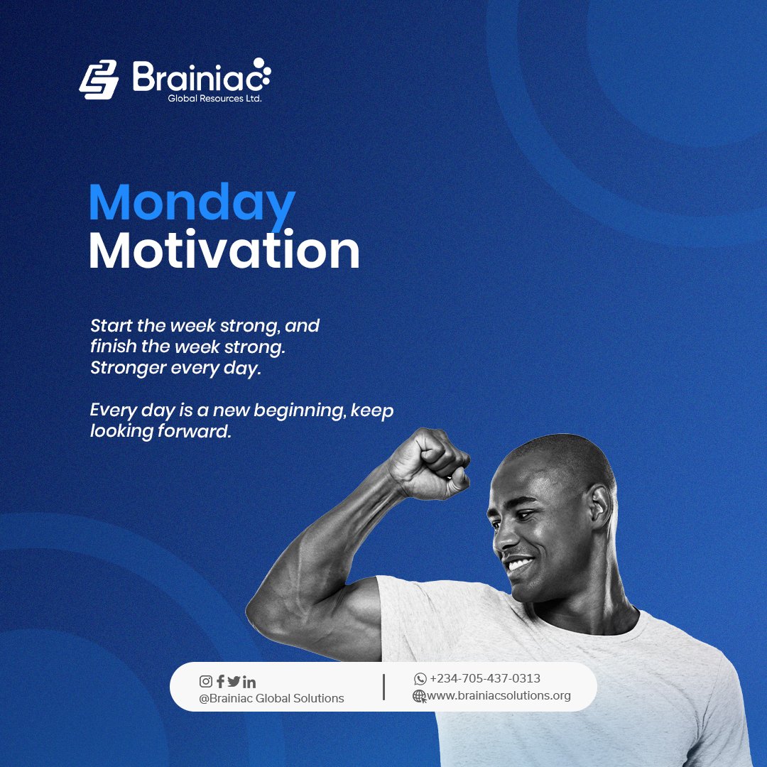 Don't set yourself back and always know that you are capable of anything you set your mind to.

Have a fabulous week!

Call +234-705-437-0313 and talk to our experts.

#brainiacglobalsolutions #techmonday #ecommercewebsite #itconsulting #uxuidesign  #ecommerce #itconsultant