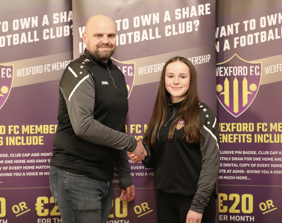 Welcome to Ferrycarrig Lucia!

The extremely hard working and talented player has been part of our underage Academy and is another player who travelled to Glasgow Celtic with us in 2022 and 2023.