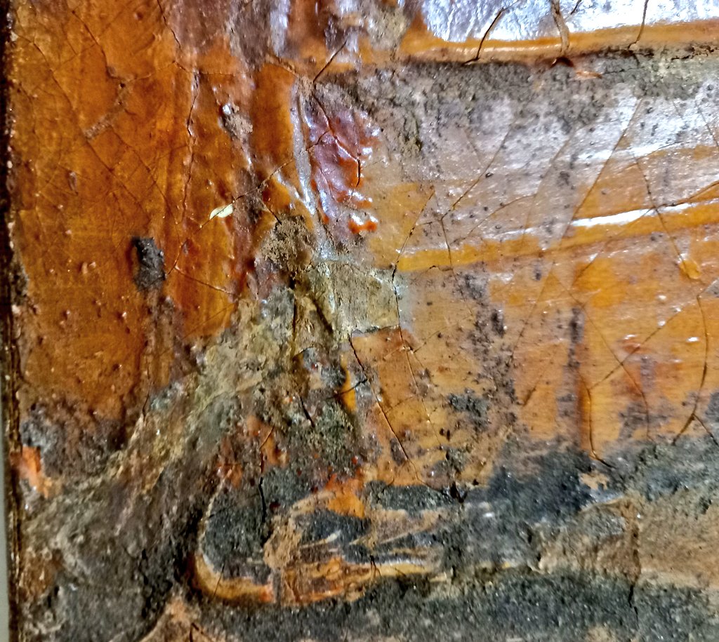 LuRicone's tweet photo. TÀPIES
Conseguir mantener la estabilidad en el arte matérico.
Consolidación puntual y retocar.
Mes de la Conservación Restauración de Arte Contemporáneo en @A_CR_E 
#CRarteContemporáneo
#SomosARTE
#Tapies https://t.co/D6p89FgwN9