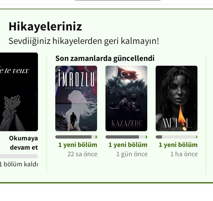 Geliştin ve değiştin ama artık sen eski sen değilsin :( (sol baştaki hikaye götümün sol lobu gibi)