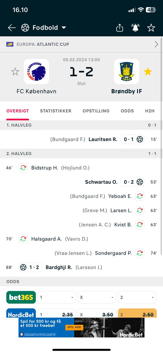 Selvom det “kun” er en træningskamp, så betyder derby-sejre altid ekstra meget! 👊

#Brøndby