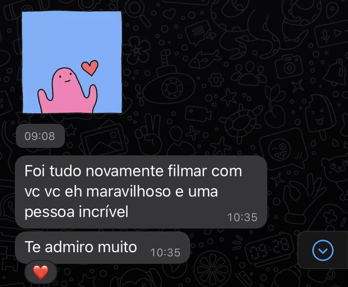 se sentir reconhecido e querido &eacute; bom demais! 😍😍 https://t.co/t5pSIO0K2y