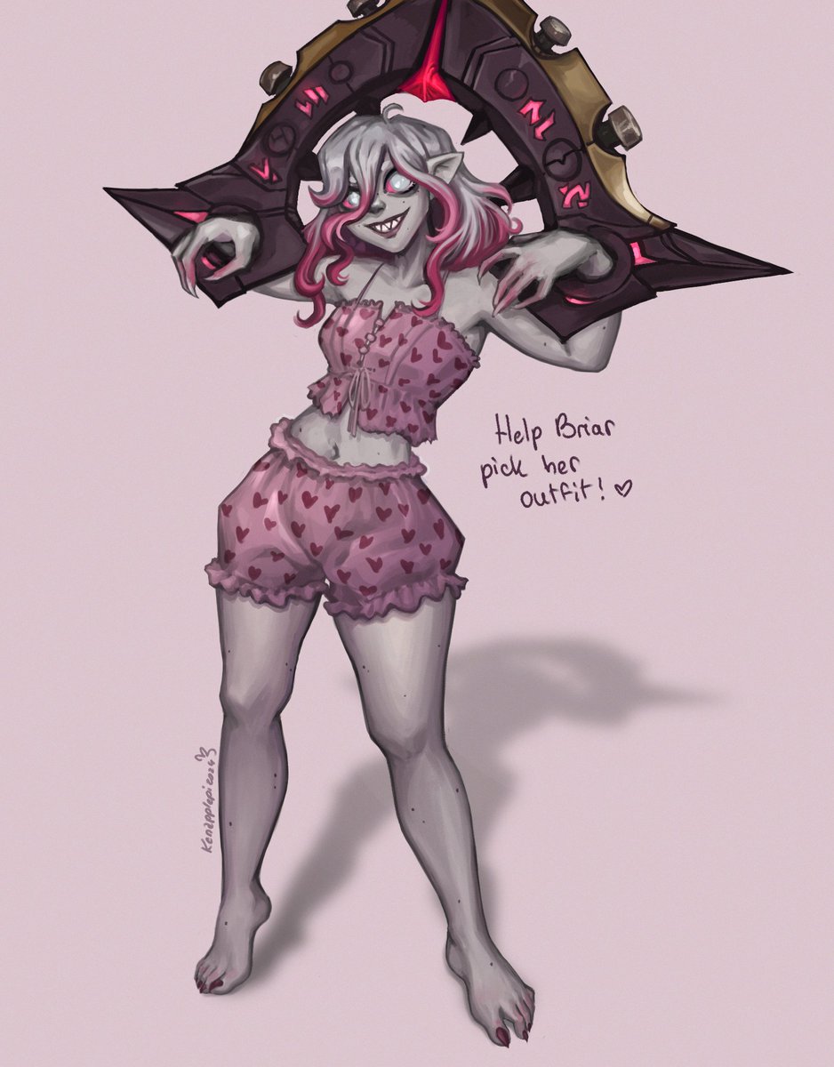 Help Briar pick her outfit!!!!! 
Give her outfit ideas below (and I will draw them!)
😈