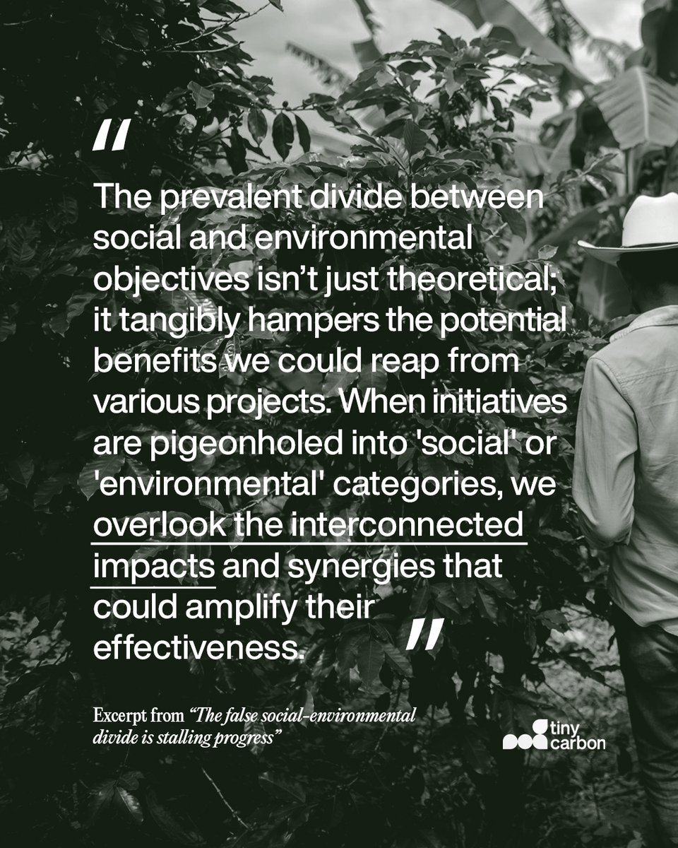 Break free from the limits of a divided approach! Megan Mayzelle’s latest blog discusses the impact of the social-environmental divide and how embracing synergy can amplify our collective impact. Check it out bit.ly/Social-Environ…!