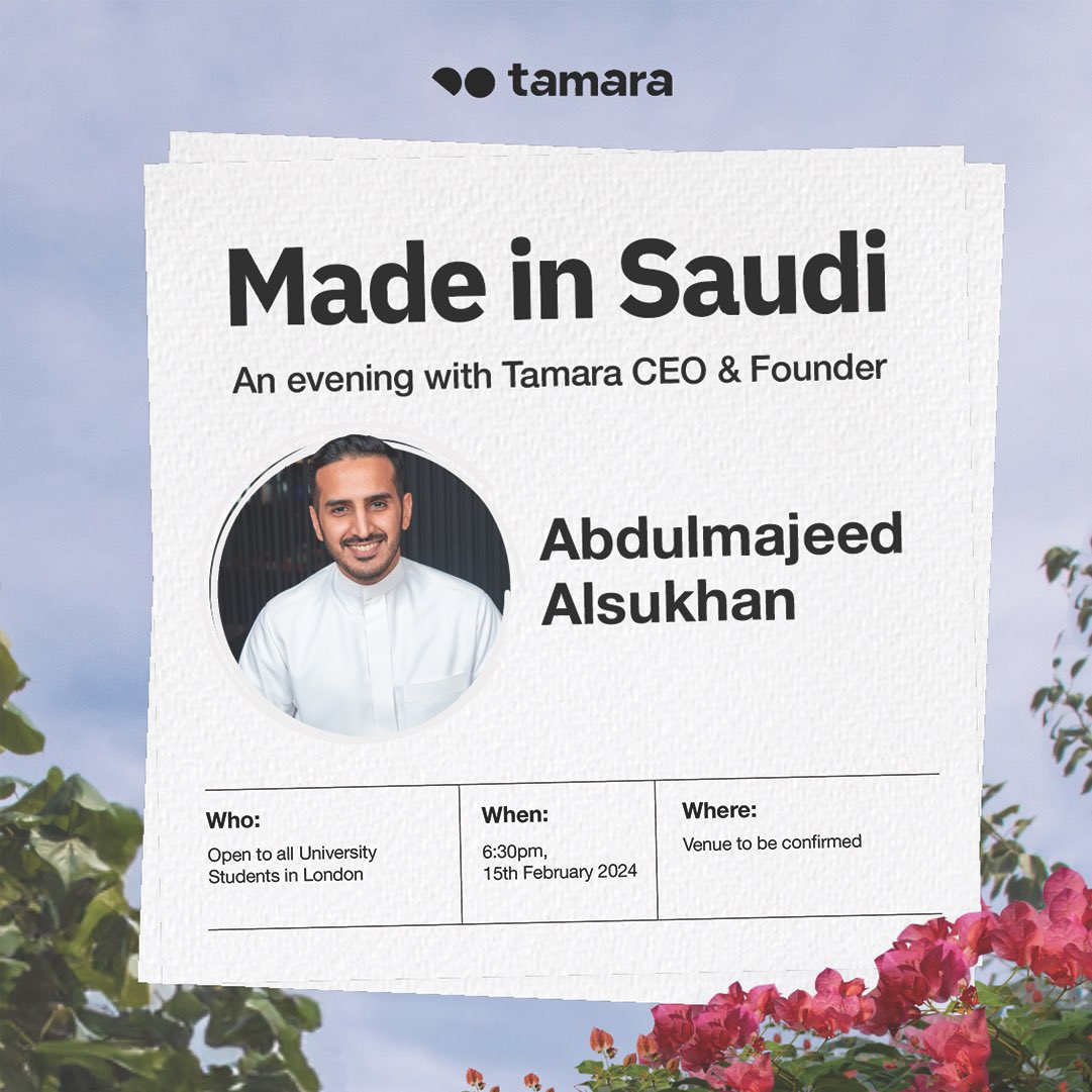 saudikcl's tweet photo. Due to unforeseen circumstances this event has been postponed to the 15th February. Invites and venue details will be shared prior, so keep an eye out for the email.

Please note that we are fully committed to making this event a success. Thank you for your ongoing support https://t.co/p8rs32I34C