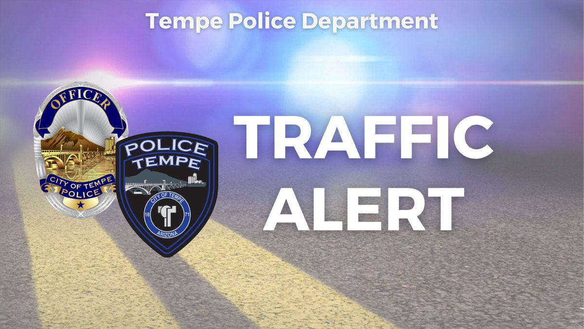 TRAFFIC ALERT: Traffic restrictions are in place for northbound McClintock Dr. at University Dr. Please use caution when traveling in the area and consider alternate routes.