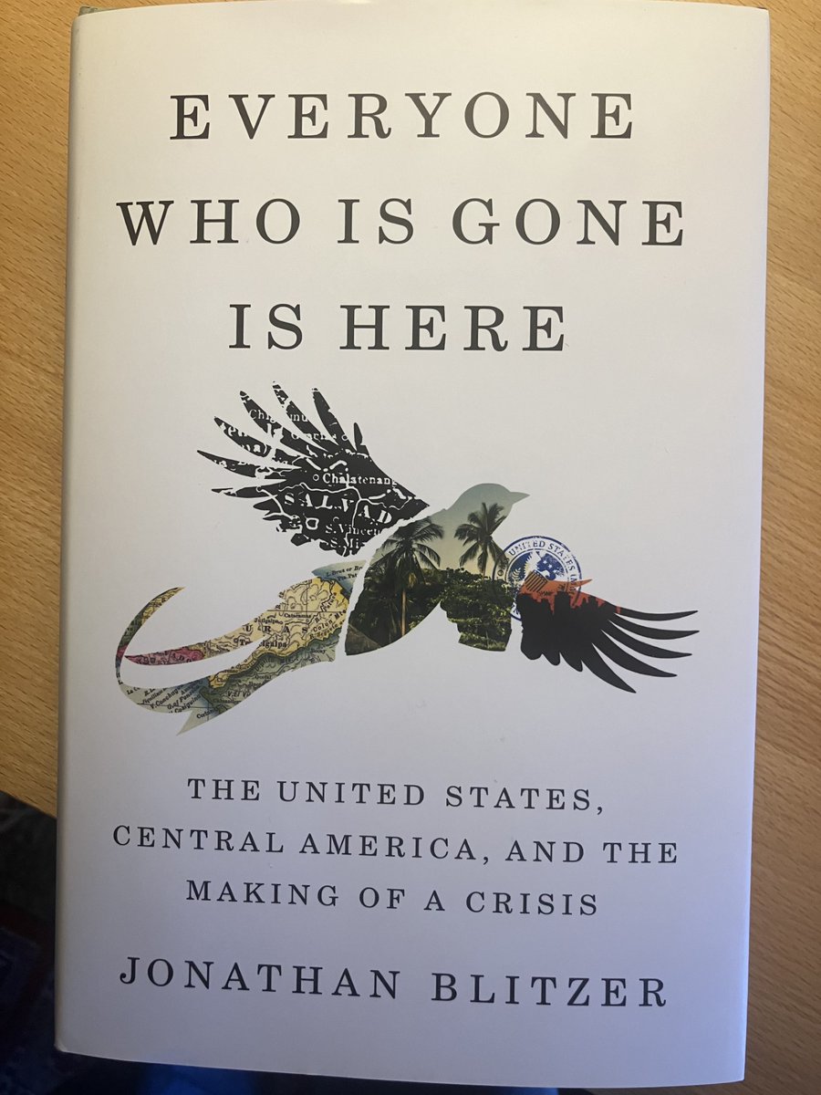 This outstanding new book does it all -- powerfully portrays the 'migrants' from #CentralAmerica as human beings, and explains why the U.S. is partly responsible for their exodus. @JonathanBlitzer @BuddJenn @WitnessBorder @HopeBorder