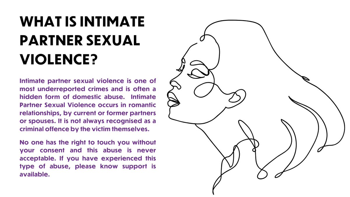 What is intimate partner sexual violence? Why can it be difficult to talk about? If you would like more information on support visit: womensaidni.org