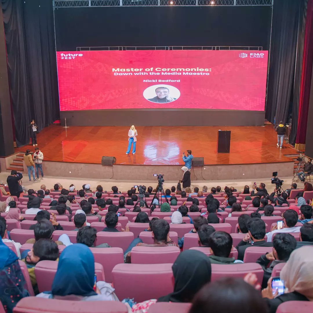 FutureFestPK's tweet photo. 📸 Nicki Bedford, Founder of 'She Leads the Way' - Hosted the Future Fest 2024

Watch Future Fest 2024 Broadcast: https://t.co/jpvYBt7cIx

#futurefest2024 #thinkimpossible #futurefestpk #SaveTheFuture https://t.co/RaIElZxwBQ