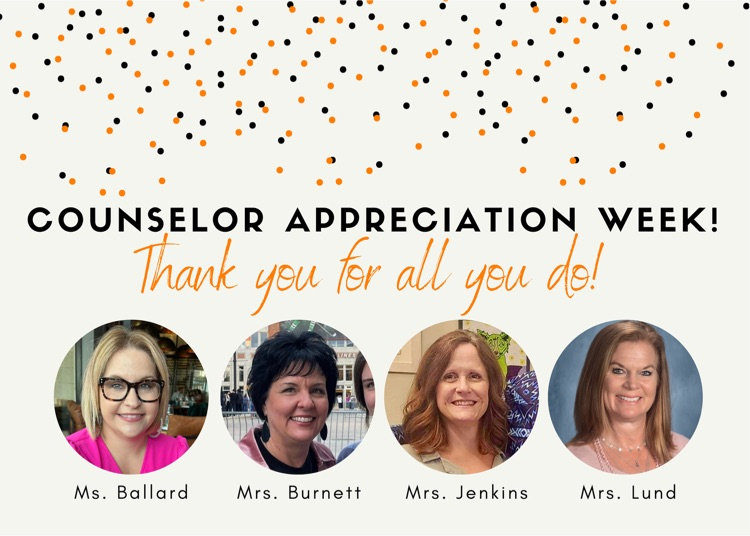 Thank you...Thank you...Thank you...and Thank you!
SHS is fortunate to have great counselors!  Thank you for what you do DAILY for our Porcupines!