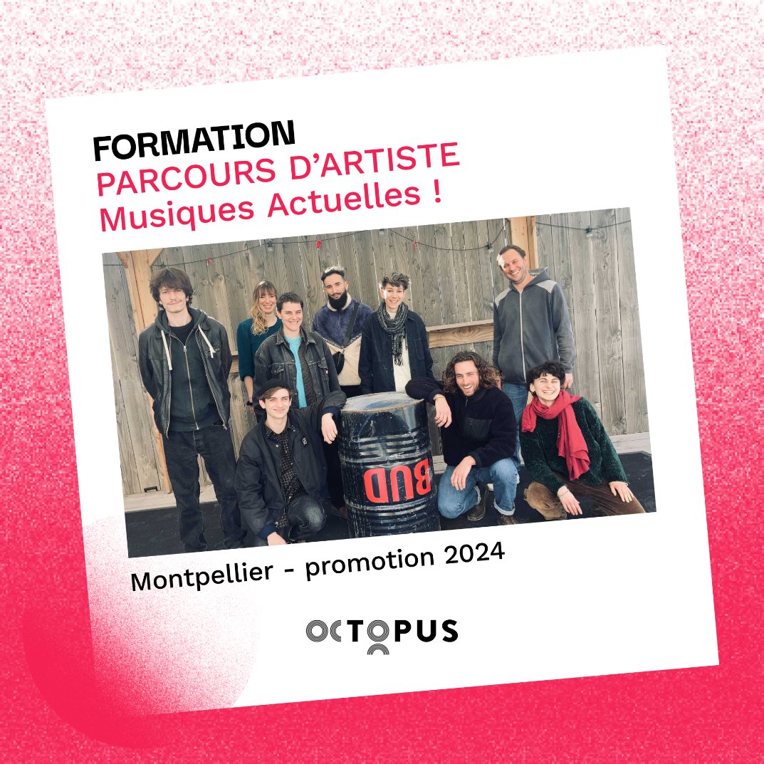 🔴 [ 𝗙𝗢𝗥𝗠𝗔𝗧𝗜𝗢𝗡 ] C’est la rentrée pour les 9 stagiaires [Terestesa, J.Swice, Blues For Birds, Sam Axelle, Genre Genre, April, Korttex, Antoine Roux et Novo Skelter] de la nouvelle promo Parcours d'Artiste - Montpellier !