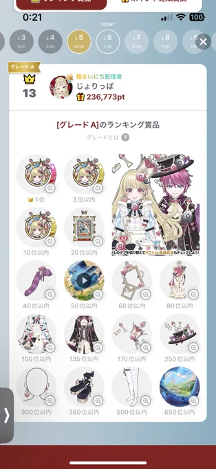 13いありがとうございます!ほんっとにありがとうございました!こんなしんどい事ある!?って感じでしんどかった!ラスパのみんなの一つ一つのギフトがアニメの最終回で過去キャラが大集結してる感じあってガチで泣いた…不甲斐なくて謝ってばっかだった…強くなる…!応援本当にありがとう! 