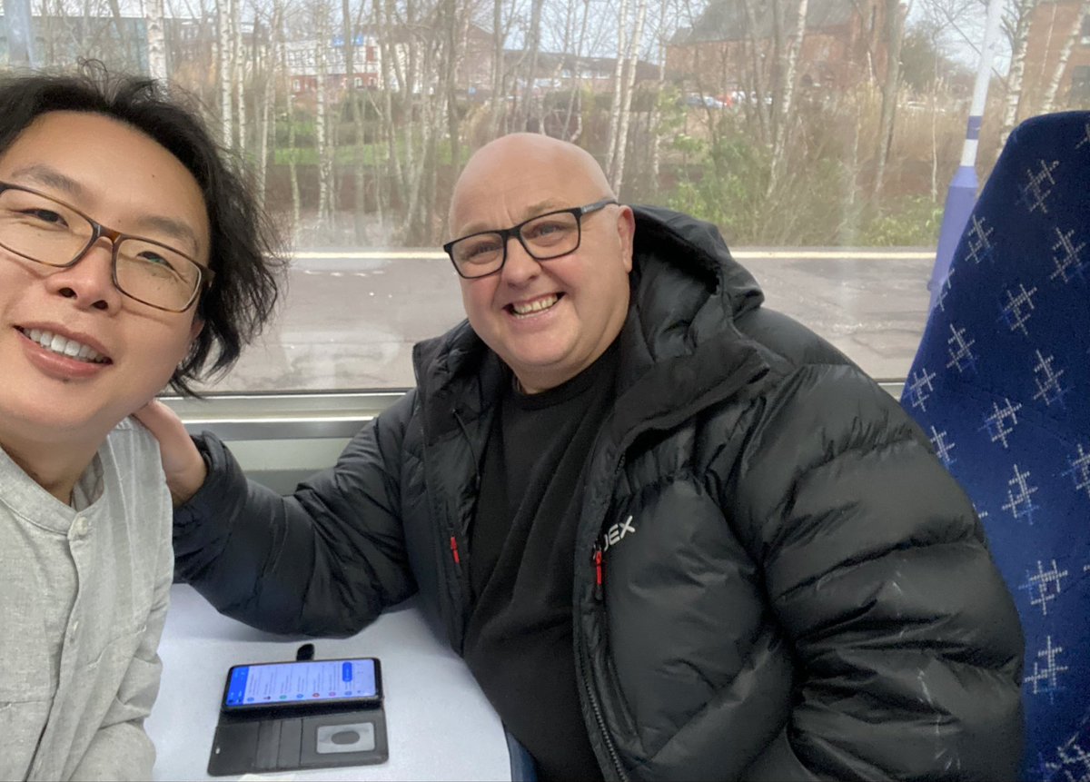 Tommy Whitelaw BCAh (@tommyntour) on Twitter photo Traveling home with <a href="/Xuechang7/">Xuechang Leng 冷雪昌</a> after a brilliant morning in Ayrshire,
#ArtForAyrshire #CareHomes
<a href="/IreneOldfather/">Dr IreneOldfather 🏴🇪🇺</a> <a href="/IanMWelsh/">Professor Ian Welsh OBE</a> <a href="/redmond_kidd/">Sara Redmond</a> <a href="/PersonCentredVo/">Person Centred Voices</a> <a href="/ALLIANCEScot/">The ALLIANCE</a> Traveling home with <a href="/Xuechang7/">Xuechang Leng 冷雪昌</a> after a brilliant morning in Ayrshire,
#ArtForAyrshire #CareHomes
<a href="/IreneOldfather/">Dr IreneOldfather 🏴🇪🇺</a> <a href="/IanMWelsh/">Professor Ian Welsh OBE</a> <a href="/redmond_kidd/">Sara Redmond</a> <a href="/PersonCentredVo/">Person Centred Voices</a> <a href="/ALLIANCEScot/">The ALLIANCE</a>