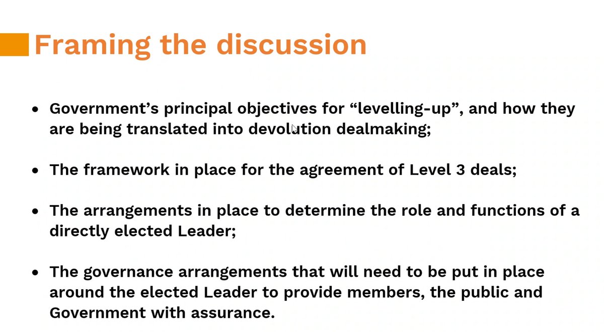 A fizzy roundtable event today with @ianparry focussing on how robust current devolution arrangements are. Councils shared thinking about developing Devo Deals, including call-in powers and how to achieve party of esteem. #cfgs, #localgovernment