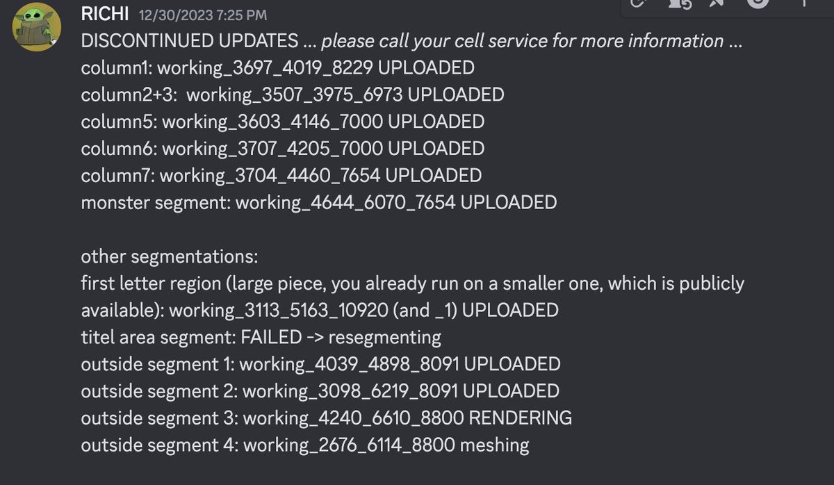 The best type of morning texts is waking up to 1600cm^2 of unrolled ancient texts by <a href="/JuliSchillij/">Julian Schilliger</a>