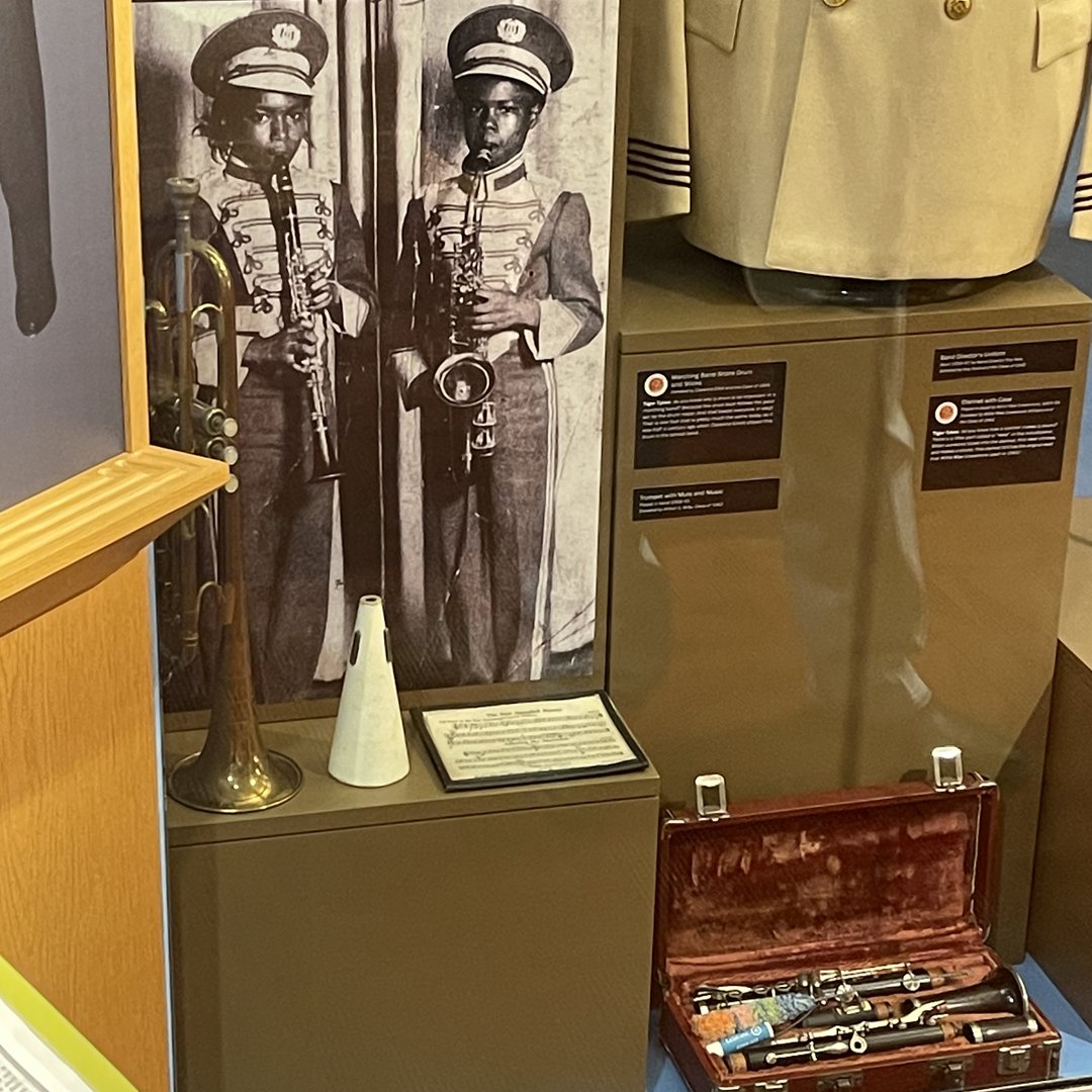 This clarinet, located in the Princess Anne County Training School/Union Kempsville High School Museum, was donated by Willie Mae Creekmore, Princess Anne County Training School Class of 1961, and still has the original reed Willie used in school. #BlackHistoryMonth