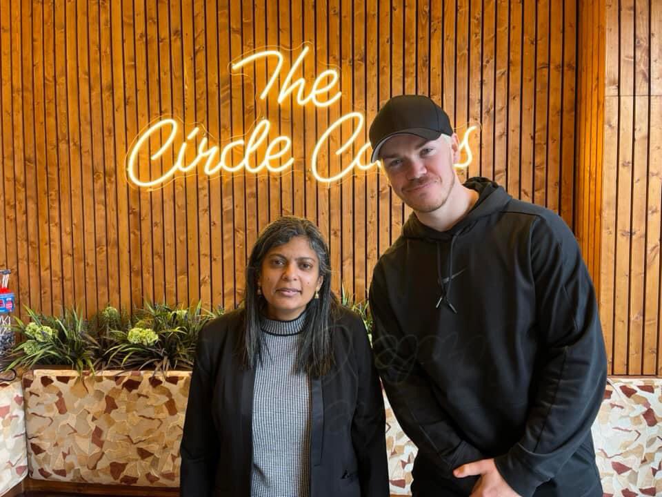 Great Circle cafe 1st birthday bash with Nana Owusu @HFEHMind @Konnie_Huq @PoulterWill in South Ealing Good to see/hear of their unique mental health work supporting families this #childrensmentalhealthweek By contrast a CAMHS bed costs £850 per day