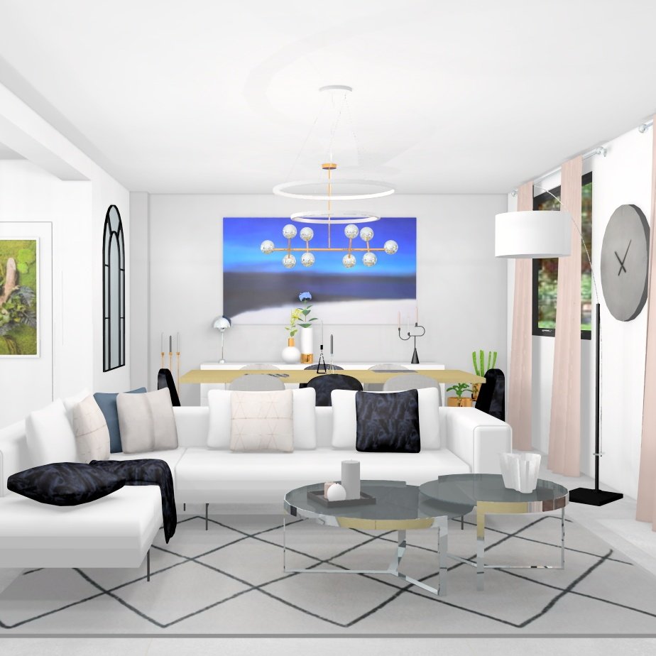 #NouvellePhotoDeProfil
Agencement total du rez-de-chaussée, décoration d'intérieur contemporaine mêlant plusieurs styles. Carte blanche pour la distribution des espaces. Budget illimité (footballeur évoluant en ligue 1 😉)
#décorationintérieure #deco #tendancesdéco #claustras