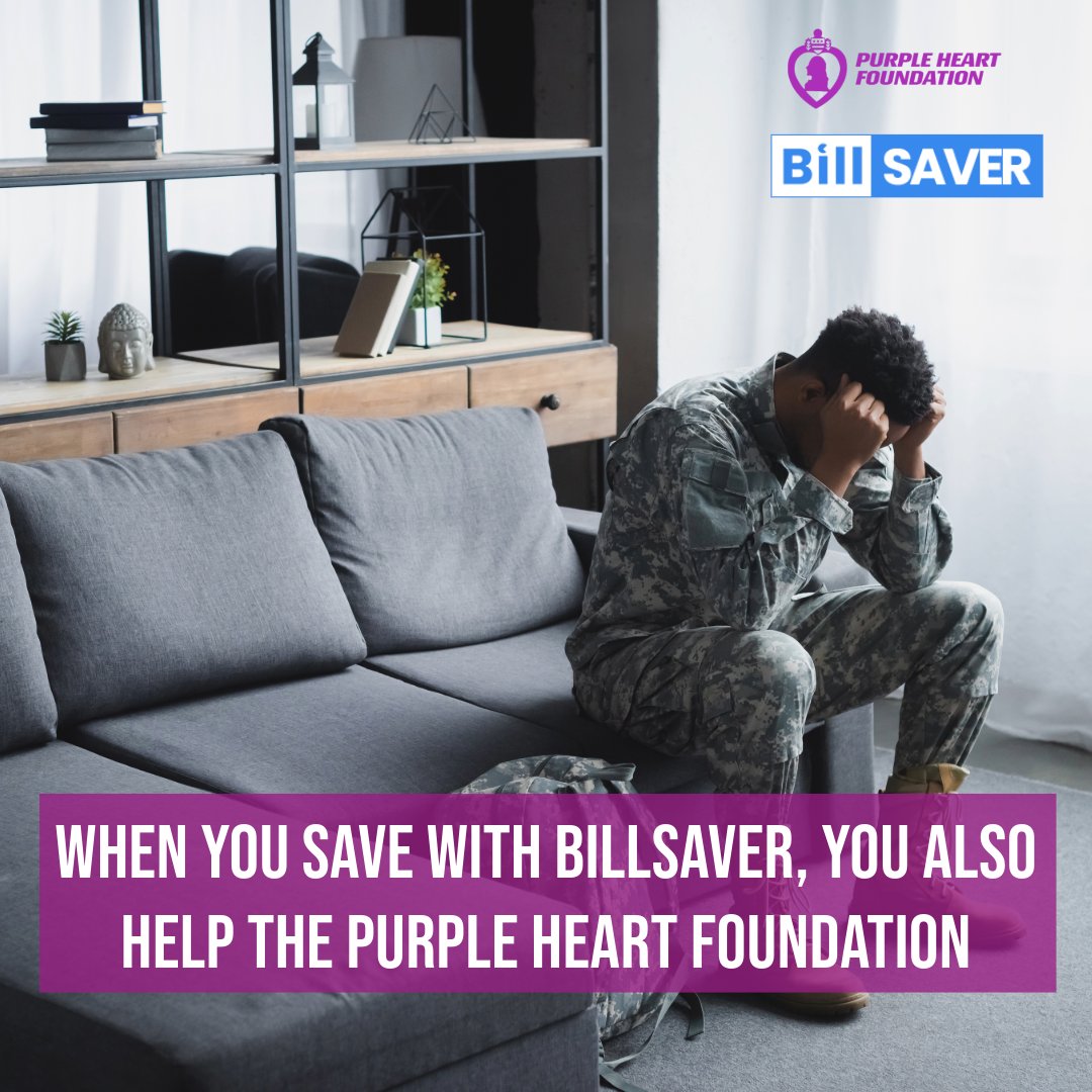 You may be overpaying on your bills. BillSaver can help you with the opportunity to pay less on any bill. When you save, you are also helping The Purple Heart Foundation raise money. getbillsaver.com/purpleheartfou… #BillSaver #PurpleHeartFoundation #Save #Bills #Earn #steps