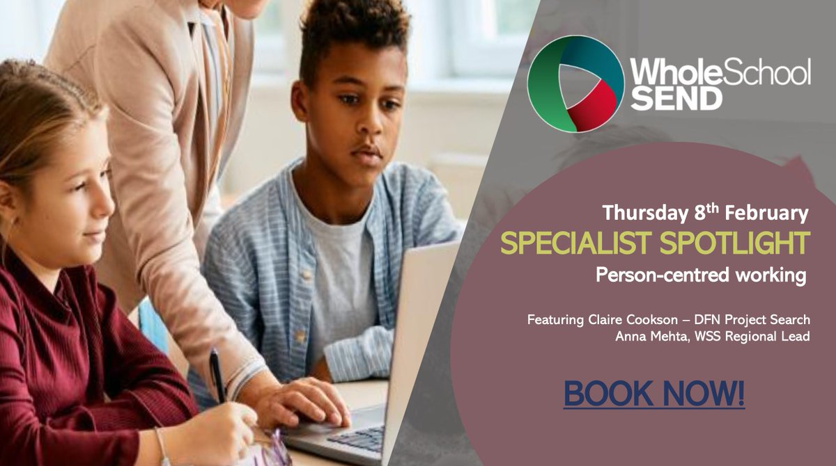 🤔What are you doing on Thursday? 

🗣️Our CEO <a href="/COOKSONDFN/">Claire Cookson</a> will be speaking at <a href="/WholeSchoolSEND/">Whole School SEND</a> 

Book your place today! wholeschoolsend.org.uk/events/special…