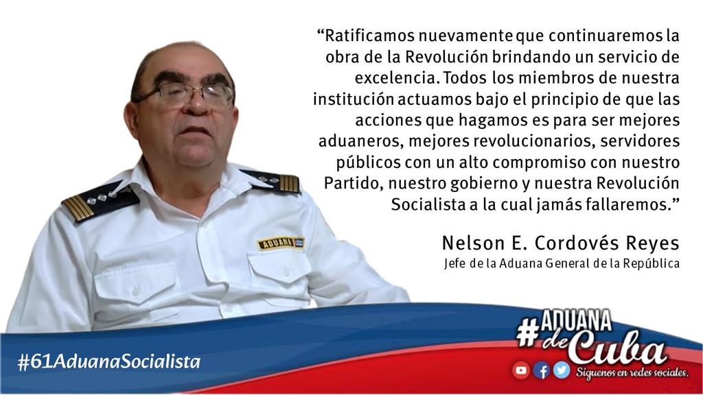 Los aduaneros no le fallaremos jamás a la Revolución. #61AduanaSocialista #EscueladeAduana #AduanadeCuba #OrgullosamenteAduaneros #ENFAamilia