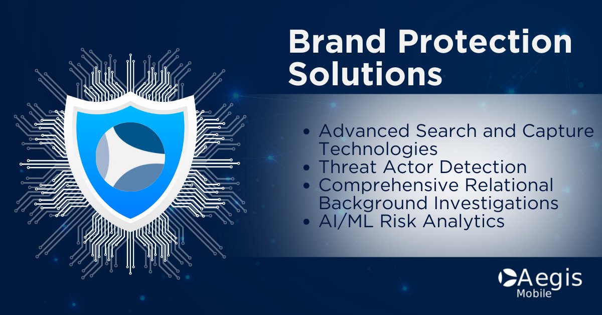 AegisEnterprise's tweet image. 🛡️ Safeguard your brand with Aegis Mobile! Our Brand Protection services include:

Global risk monitoring 🌍
Advanced threat detection 🔍
Secure partner onboarding 🤝
In-depth background checks 🔐

#Aegis #DigitalSafegaurding