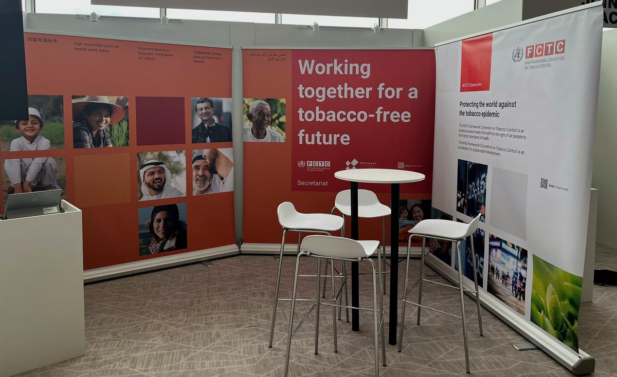 FCTCofficial's tweet photo. ❗️#COP10FCTC is happening this week &amp; will decide on key issues around tobacco control🚭🌏🌎🌍🚭

🔗https://t.co/5EbgHWc0Mp https://t.co/7f6Syh7EAa