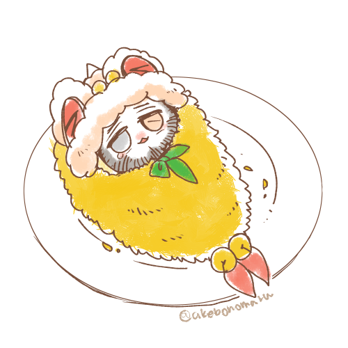 「温かいうちにどうぞ 」|東雲あけぼの丸のイラスト