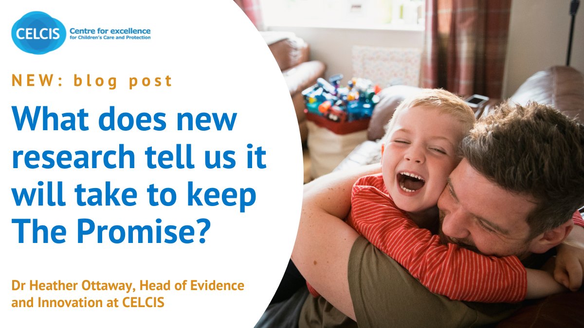 ICYMI: @CELCIStweets' Head of Evidence and Innovation @HeatherOttaway considers what the findings of the Children's Services Reform Research study mean if Scotland is to #KeepThePromise: buff.ly/491yBoK