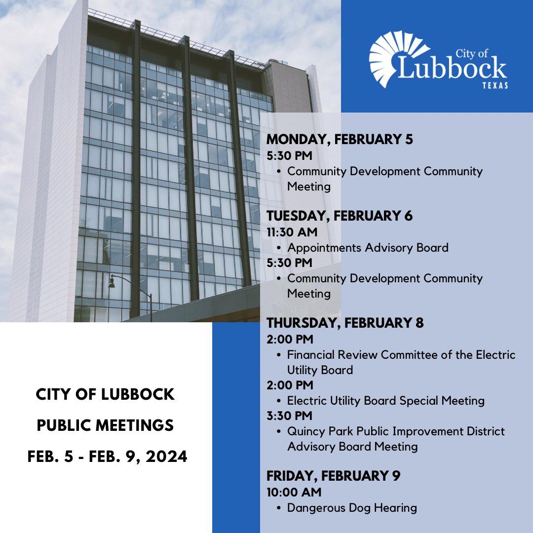 LBKMayor's tweet photo. This week at the City of Lubbock! https://t.co/AGDo0kdEuL
