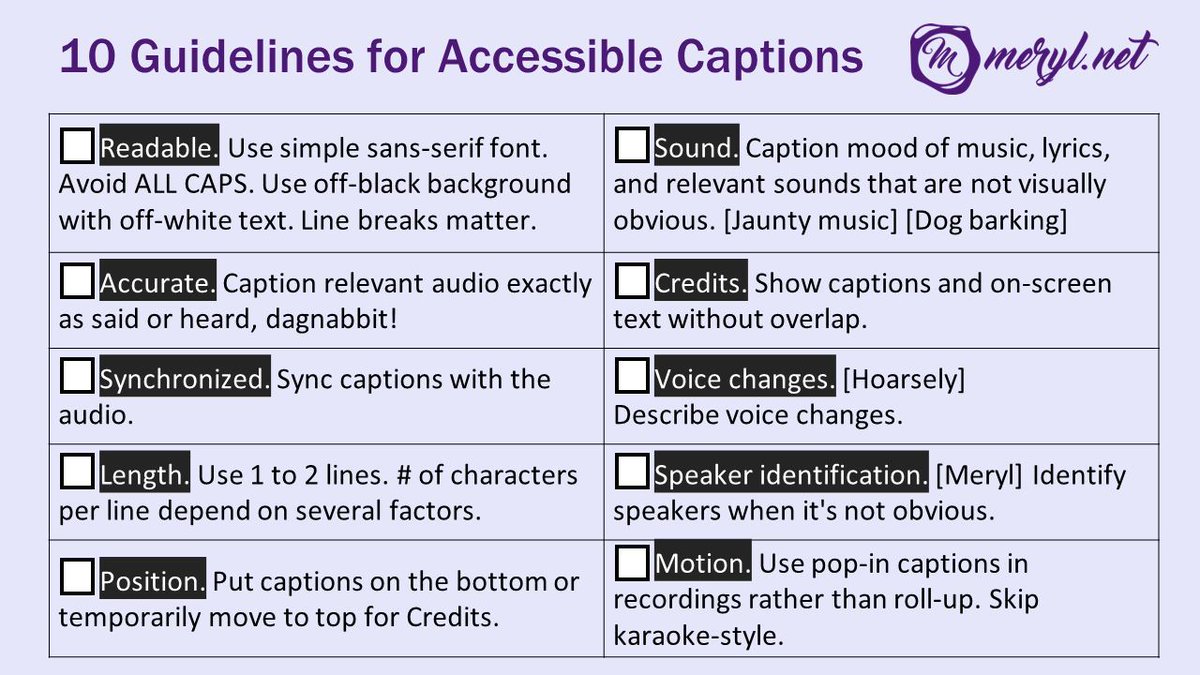 Meryl Evans, CPACC tweet media