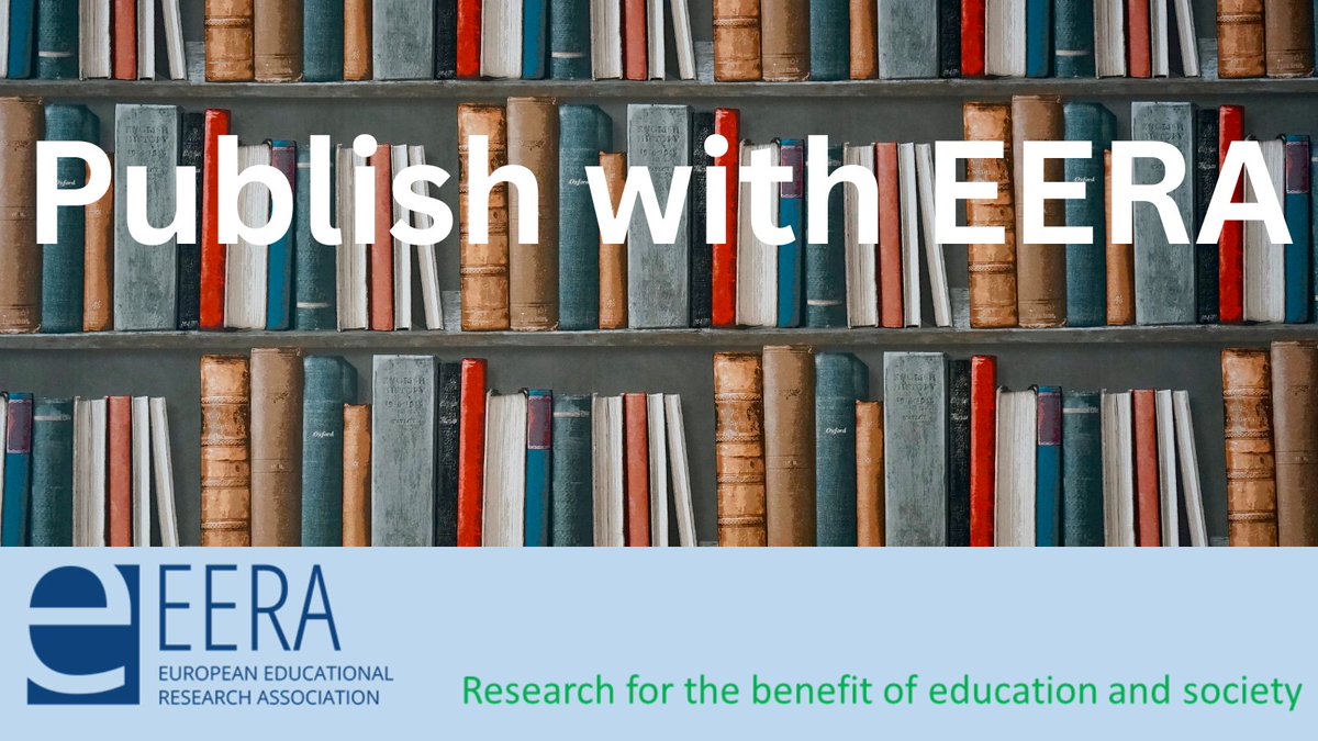 Interested in publishing innovative, transdisciplinary educational research in partnership with the European Educational Research Association? If yes, why not submit a proposal to the 'Transdisciplinary Perspectives in Educational Research Series'? #EduSci eera-ecer.de/publications/b…