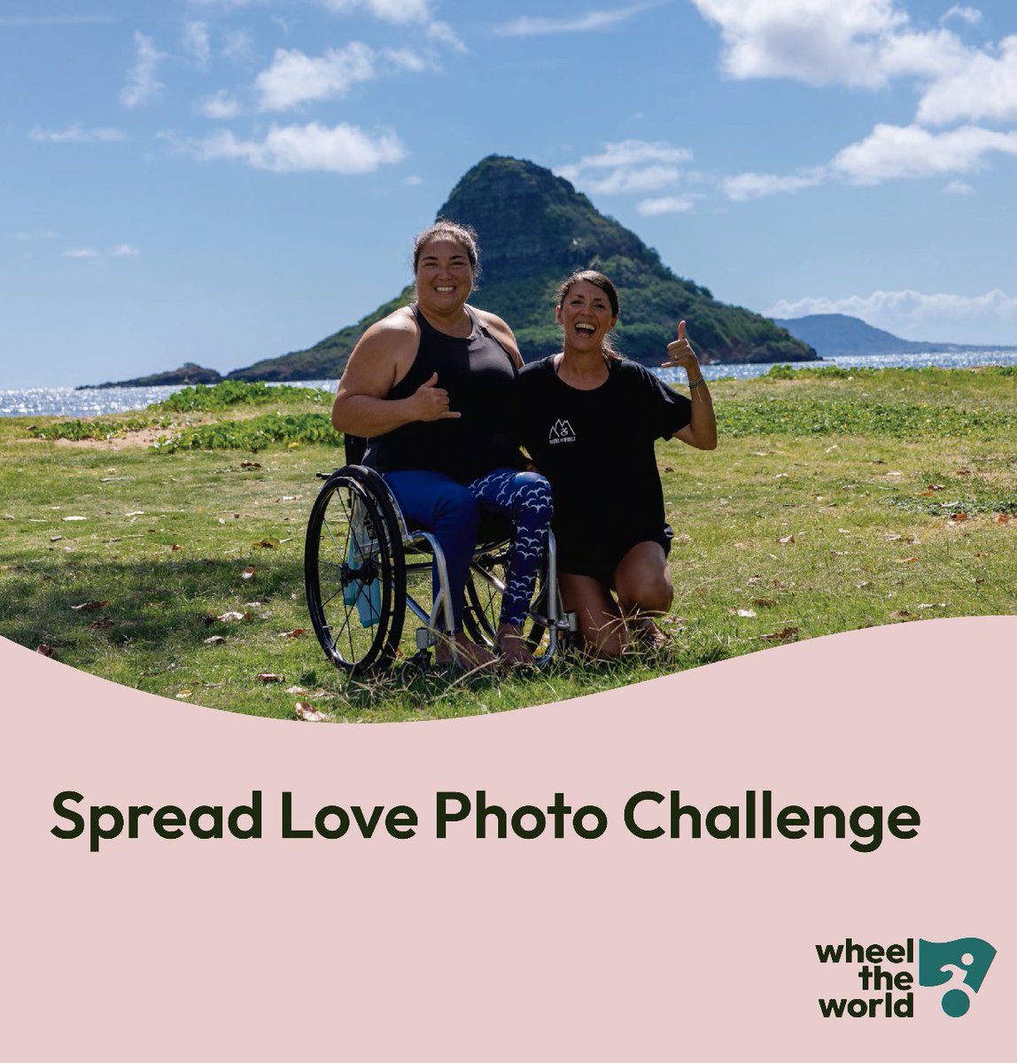 Love knows no bounds, especially in travel! 💞✈️ This month, join our accessible photo challenge in celebration of Valentine's Day. Share a travel photo featuring you and your companion(s) using #IWheeltheWorld.