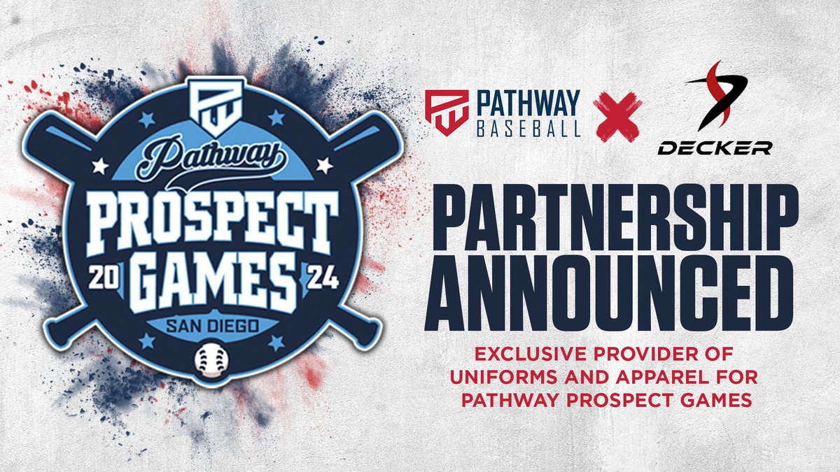 We are excited to announce that Pathway Baseball and @decker_sports have forged an exclusive partnership. Decker Sports will be the exclusive provider of uniforms and apparel for Pathway Prospect Games. Full Release: triplecrownsports.co/4bteNMs