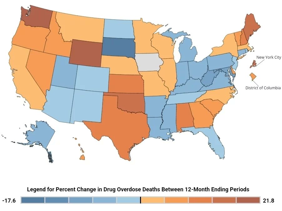 In 2022, opioid overdose deaths hit a new record nationwide and continue to surge as the fentanyl crisis deepens. <a href="/NPR/">NPR</a> shares more on these findings: n.pr/47JO63e