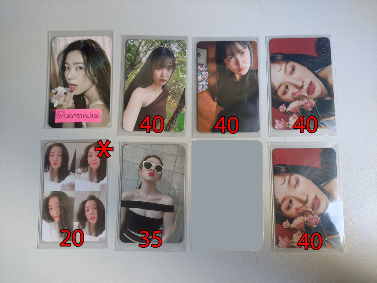 bernokollect's tweet photo. [VENDA/VENDO RED VELVET]

Valores na Imagem + FRETE (Mini Envios)

* = Avariado

💵 Pagamento via PIX ou PicPay
📷 Mando vídeos na DM
💎 Feedbacks no 📌 https://t.co/rXaV3BC3aB