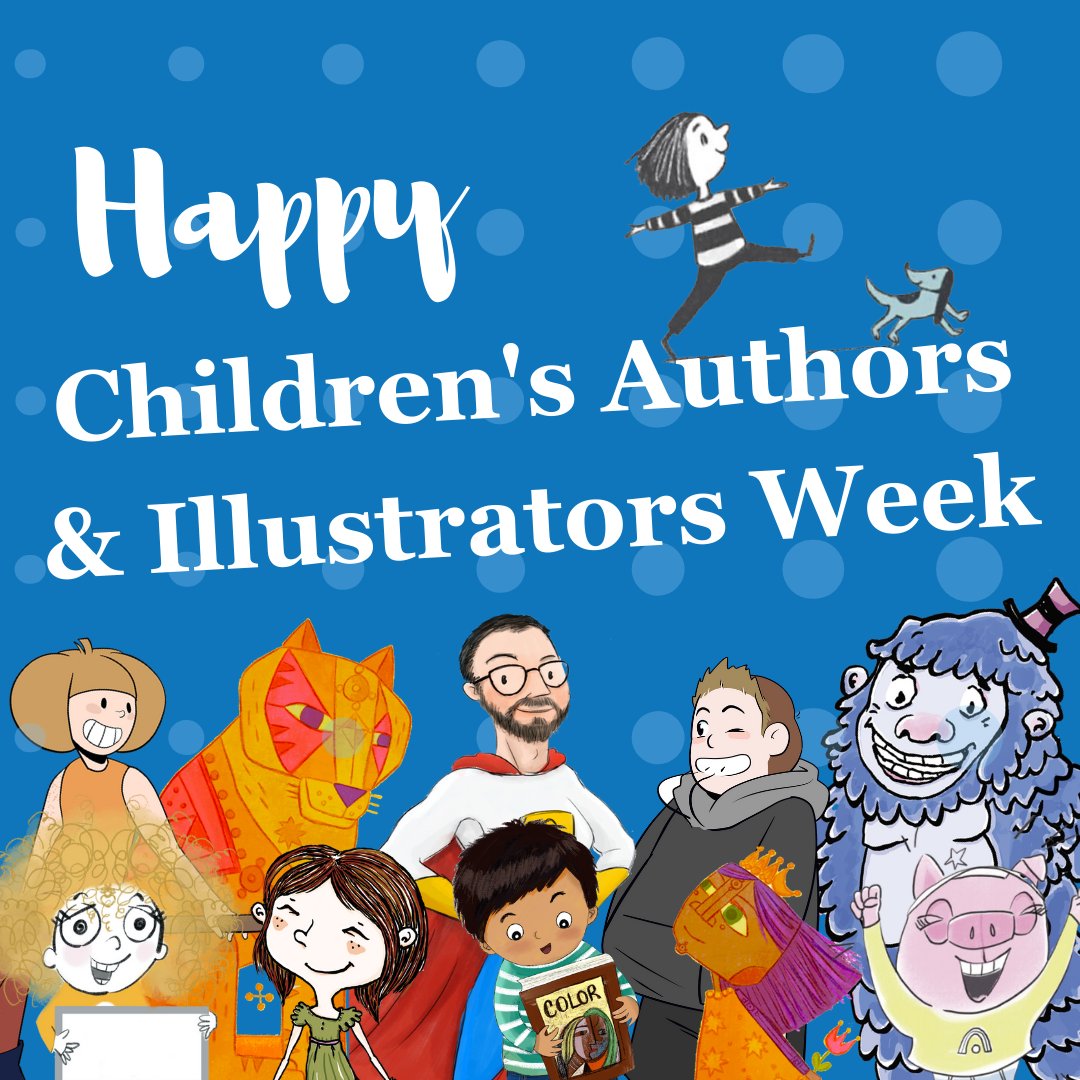 🎉Happy Children's Authors &amp; Illustrators Week! 

Especially to all the talented authors and illustrators we've had the pleasure of working with.

#kidlit #kidlitart #writingcommunity