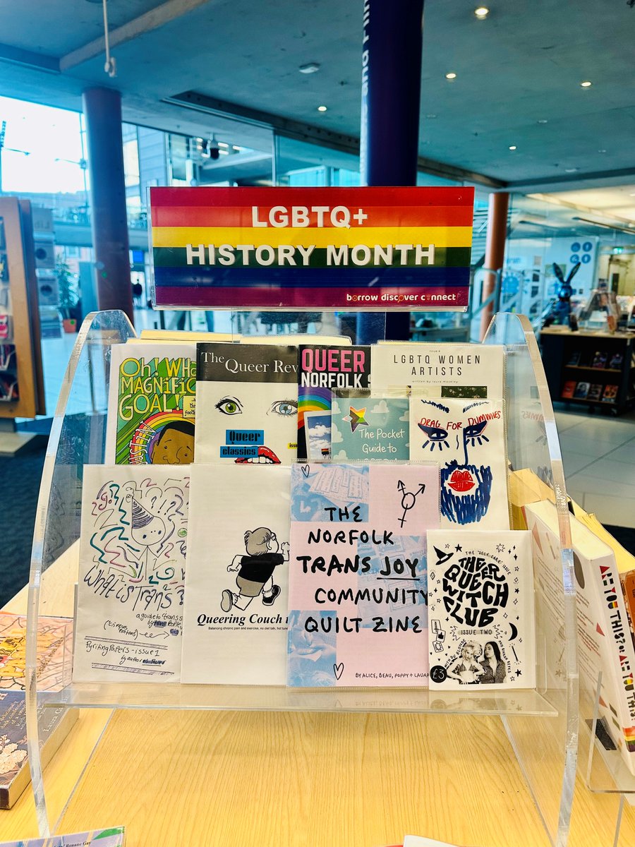 MillenniumLib's tweet image. Tomorrow we are happy to host our very own...
🏳️‍🌈 LGBTQ+ History Zine Club 🏳️‍🌈
🗓️ 17/2/24
🕑 2-4pm
📍 Ground floor, Millennium Library
Materials are provided and no booking required, all abilities are welcome!
#ZineClub #NorwichZines #ZineLibrary #NewZines #LGBTZines #QueerZines