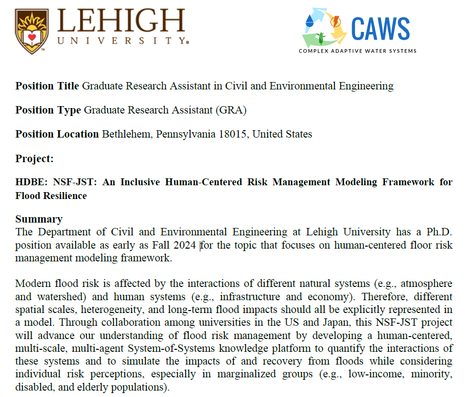 CAWS@Lehigh tweet media