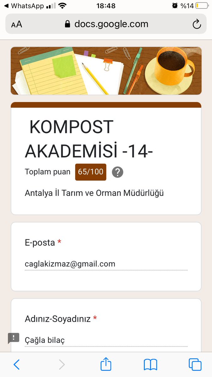 caglabilac's tweet photo. @antalyailtarim @FratErkal @ibrahimyumakli #kompostakademisi
#gelecektarımda
14.ders sonucu https://t.co/jSIFvTbkGO