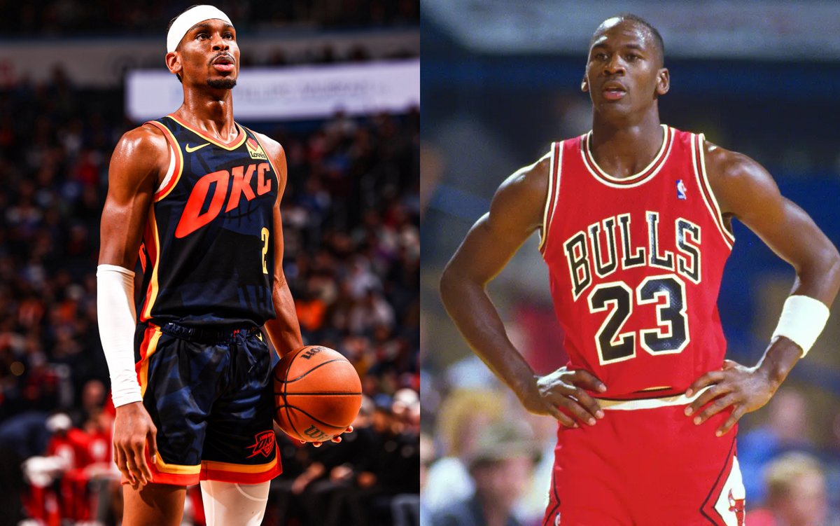 Most 30-point games through a team's first 50 games of a season since 1976-77 👀

42 — Michael Jordan (1986-87)
37 — Shai Gilgeous-Alexander (2023-24)