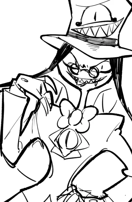 わる~~い顔でメガネかけて欲しい~
#HazbinHotel 