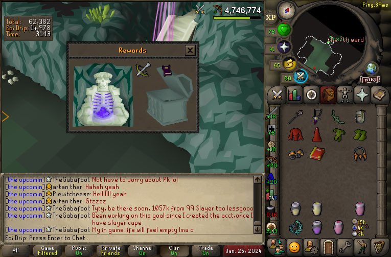 7erkin_'s tweet photo. Few drops on the 30 defense over the past few days. I’d say I’m spooned. #osrs https://t.co/5GwKxqedON