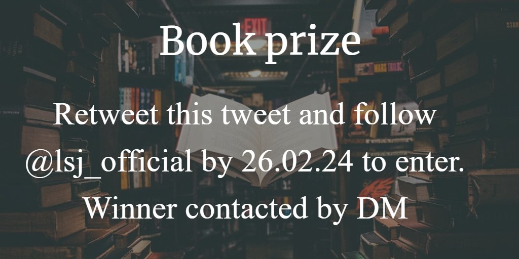 lsj_official's tweet photo. [Book prize draw 📚] To kickstart 2024, we have free book prize draw courtesy of @tandfsport. To be in with a chance of winning a copy of 'Social Issues in Sport, Leisure &amp; Health', simply RT this tweet &amp; make sure you are following @lsj_official. Entries close 26.2.24 #bookprize https://t.co/BLx2nUynmX