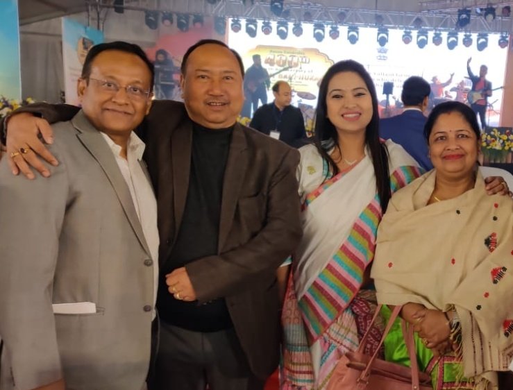 ExecutivePinX's tweet image. Happy birthday to the MP extraordinaire, Shri @horensingbey Sir! 🎉 #KarbiAnglong's virtuoso of promises and the #ModiKiGuarantee trendsetter. May Maa Kamakhya and Srimanta Sankardev add a sprinkle of good health and hilltop celebrations! 🌟🎂