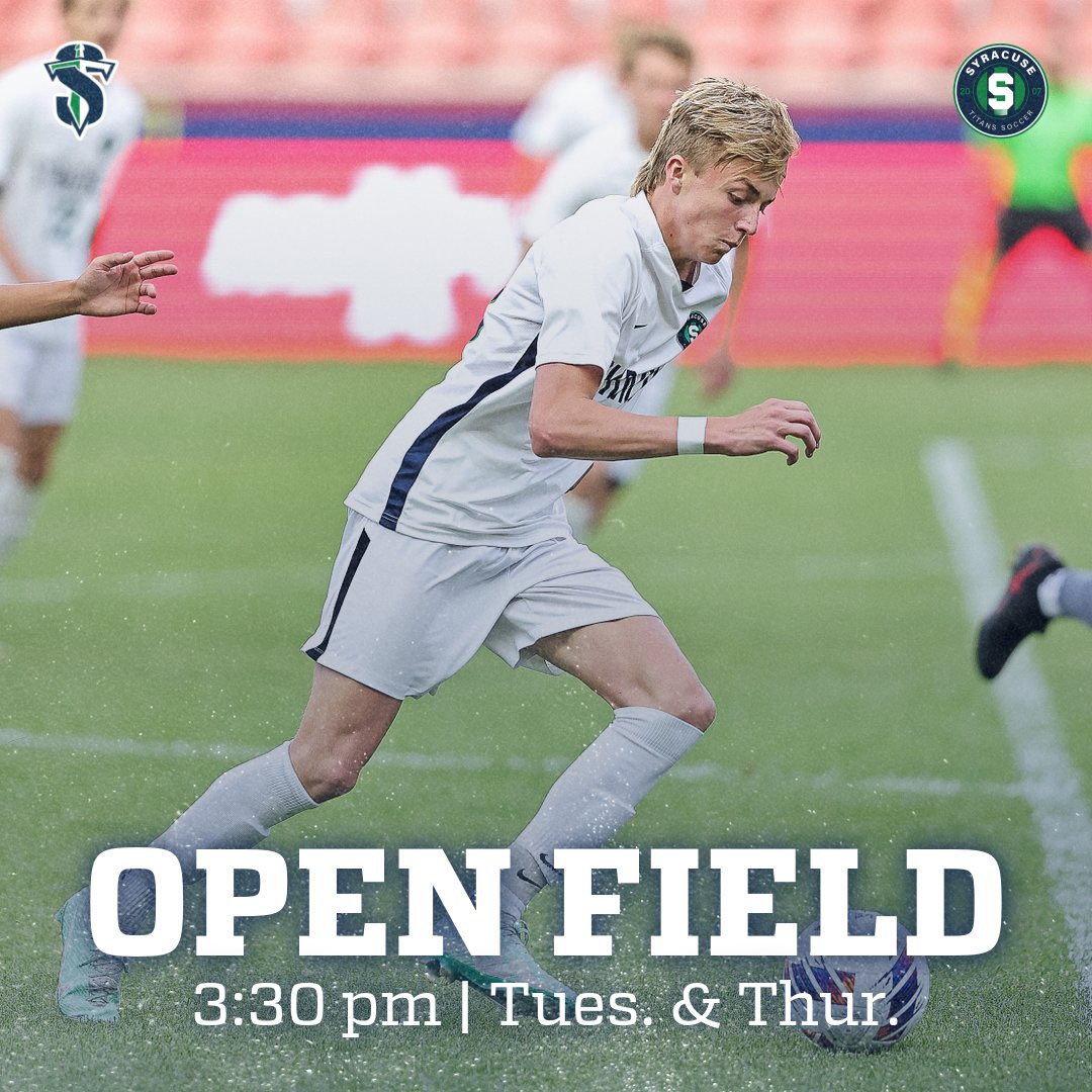 cuseboyssoccer's tweet photo. Open field / Conditioning on the turf this week. See you there! #cuseboyssoccer https://t.co/UQfCaZbUf3