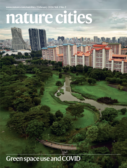My picture made it to the cover of <a href="/NatCities/">Nature Cities</a>! 
Check out our article on urban green space use during COVID: nature.com/articles/s4428…