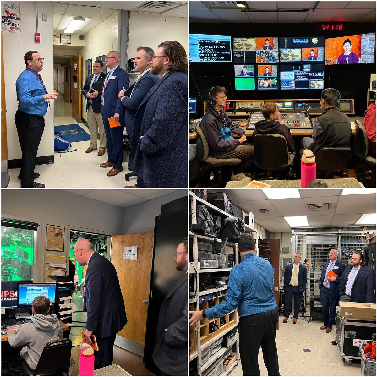 Dr. Bossert (@greatneck_super) on Twitter photo GNPS was pleased to welcome the administration from <a href="/hbschools/">Hampton Bays UFSD</a> to observe our TV studio at SMS and witness our live morning show. Thanks to Rob Zahn for demonstrating his passion and expertise! <a href="/LarsClemensen/">Lars Clemensen</a> <a href="/carlson_mt/">Mike Carlson</a> #DiscoverGreatness <a href="/WeAreHB/">HB&Co.</a> GNPS was pleased to welcome the administration from <a href="/hbschools/">Hampton Bays UFSD</a> to observe our TV studio at SMS and witness our live morning show. Thanks to Rob Zahn for demonstrating his passion and expertise! <a href="/LarsClemensen/">Lars Clemensen</a> <a href="/carlson_mt/">Mike Carlson</a> #DiscoverGreatness <a href="/WeAreHB/">HB&Co.</a>