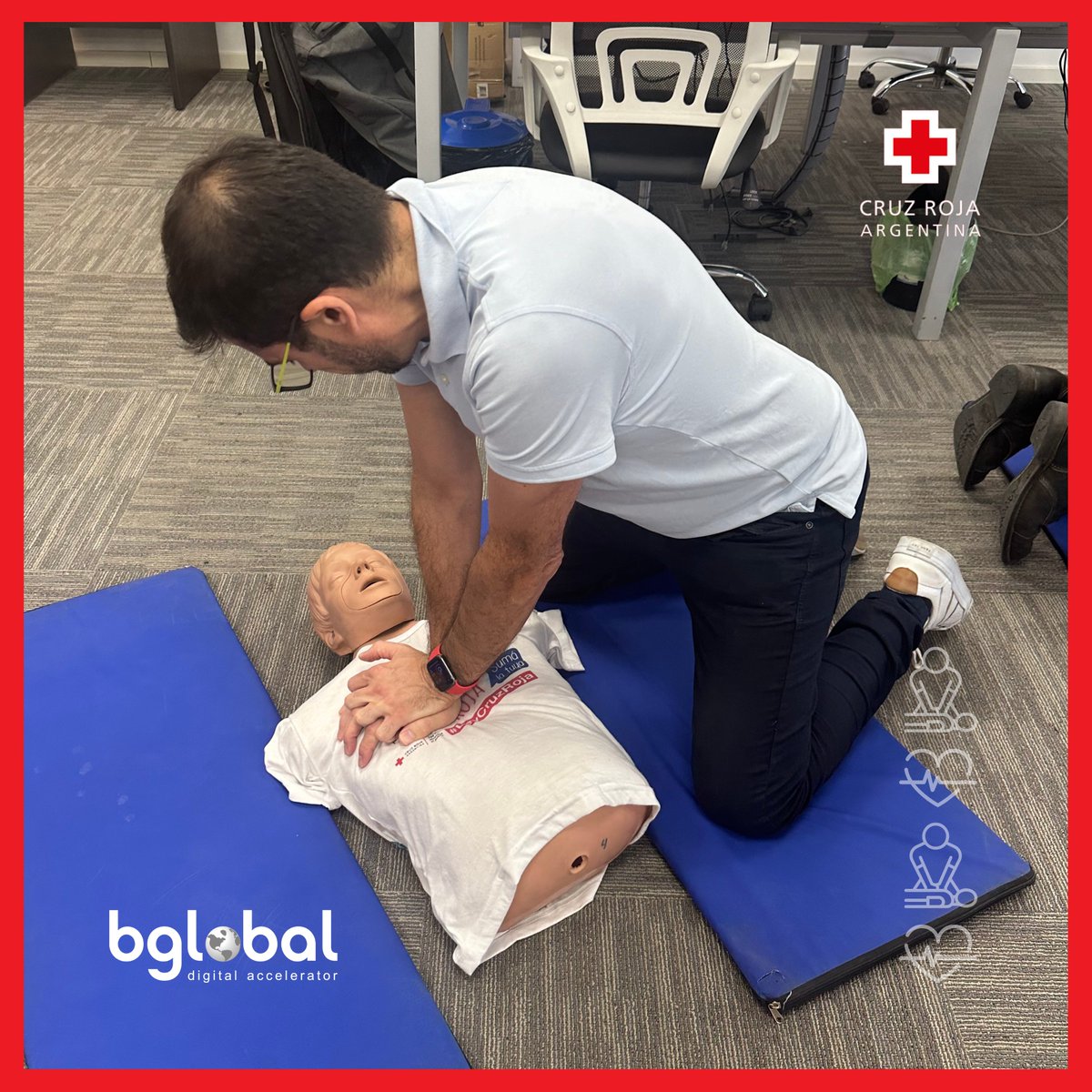 bglobalsolution's tweet photo. 💪 El pasado Viernes, nuestro equipo se capacitó en Primeros Auxilios, RCP y DEA, gracias a un curso dictado por la Cruz Roja Argentina.

Conoce más 🔎 en: https://t.co/AWk7JnmkZn

@CruzRojaArg 

#RCP #PrimerosAuxilios #DEA #Curso #Compromiso  #CuidadoMutuo #CruzRojaArgentina https://t.co/sjwdgHWEys