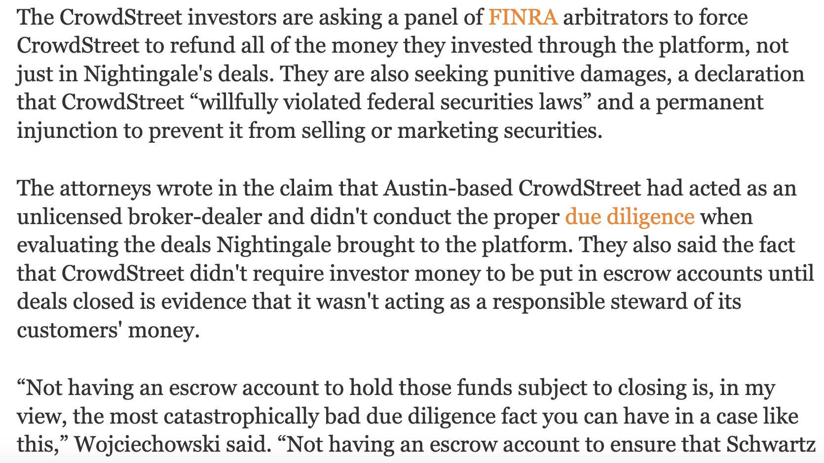 CrowdStreet Screenshot